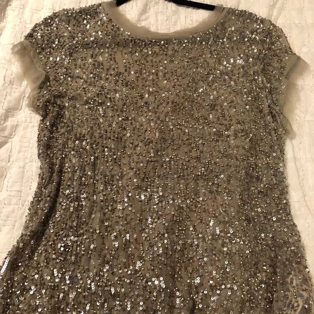 All saints sequin shirt